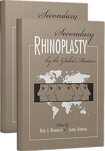 Books on secondary rhinoplasty techniques and expertise.