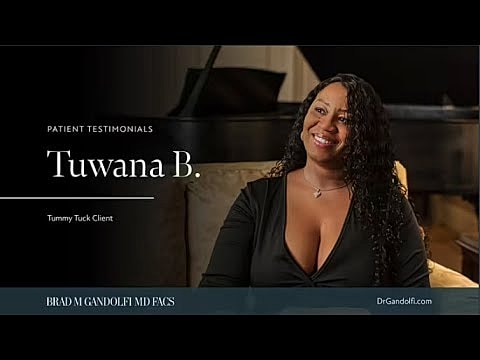 Patient testimonial for tummy tuck by Tuwana B.