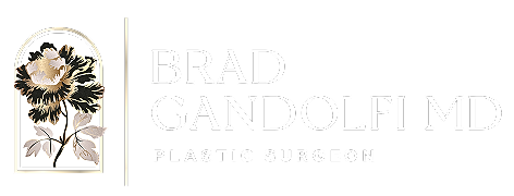 Doctor's logo for Brad Gandolfi, plastic surgeon.